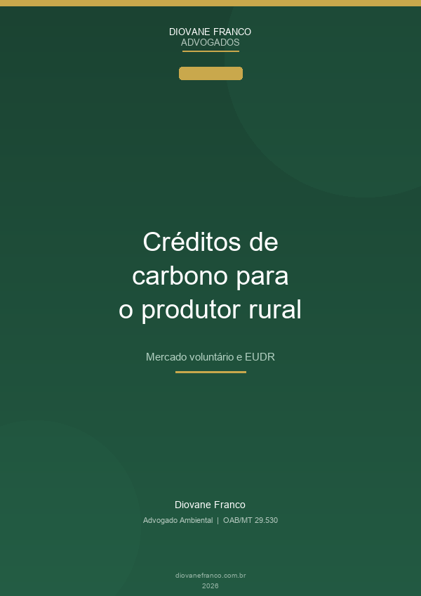 Créditos de carbono para o produtor rural — ebook gratuito