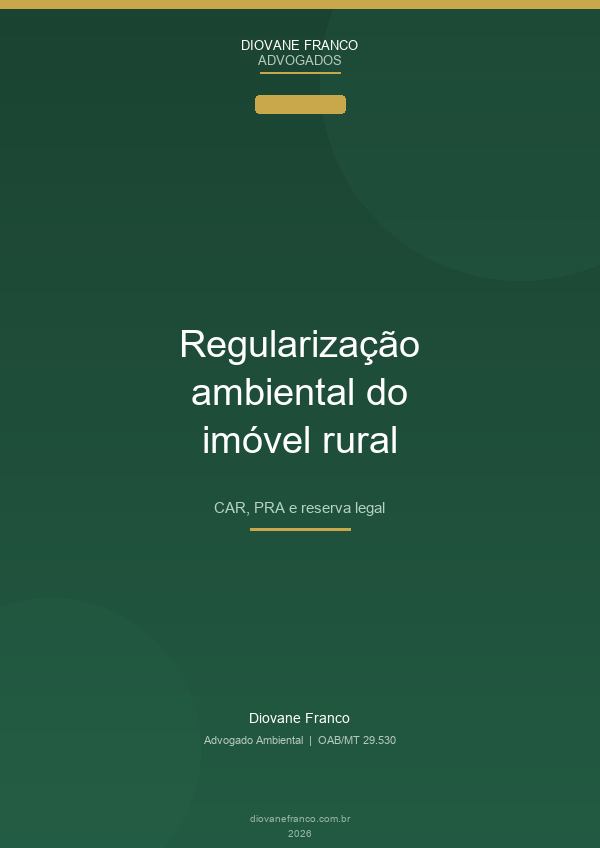 Regularização ambiental do imóvel rural — ebook gratuito